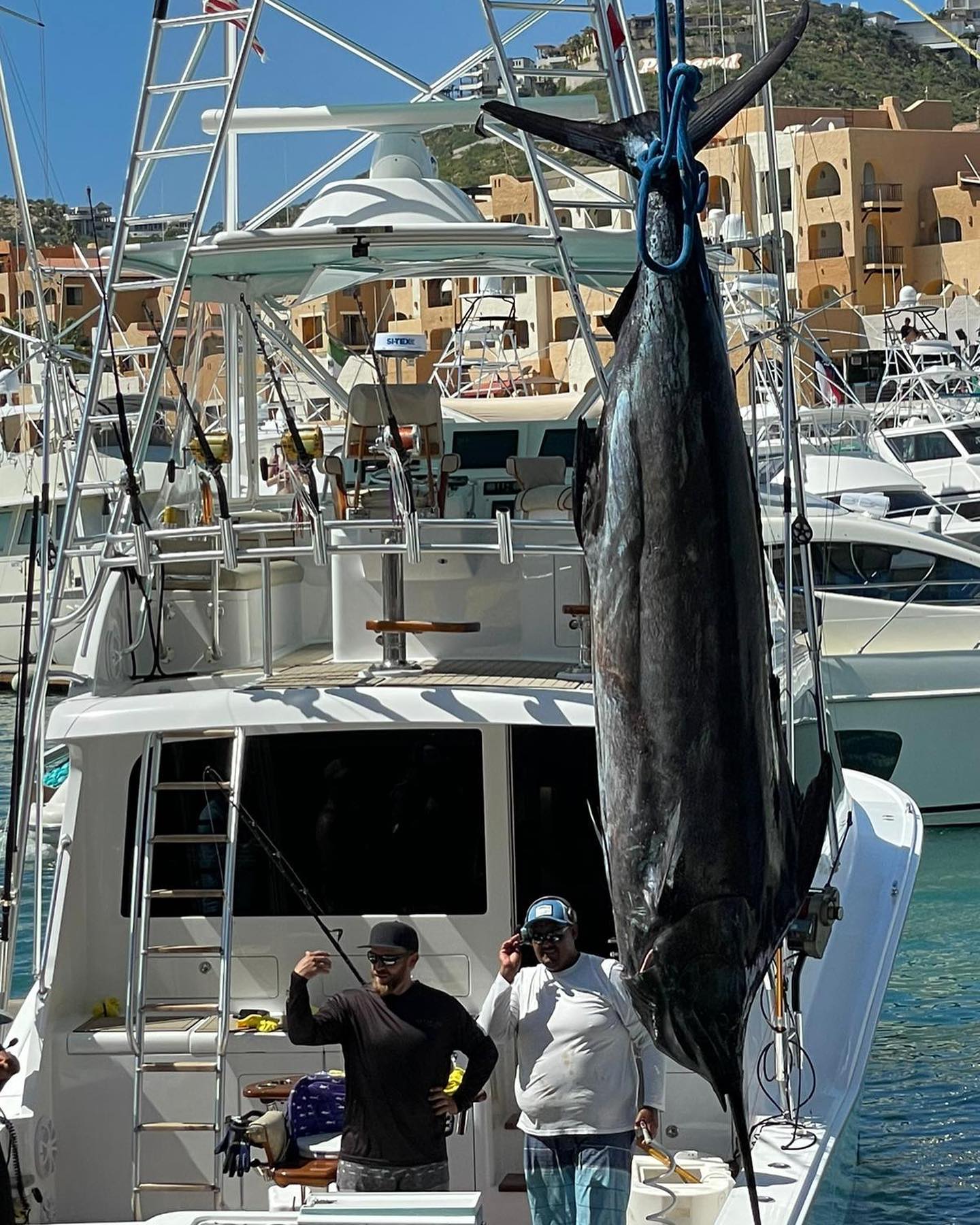 Tournament and team Cabo Magic congratulations to Zach & Hiram and the clients aboard now in First Place in the @loscabosbillfishtournament  We proudly represent them 😎